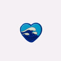 Ocean Heart Charm