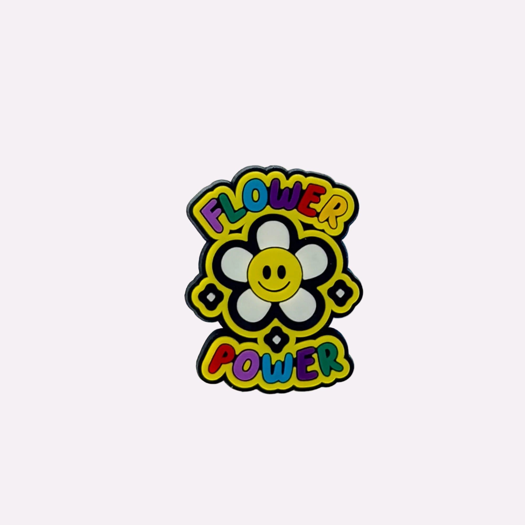 Flower Power Smile Charm