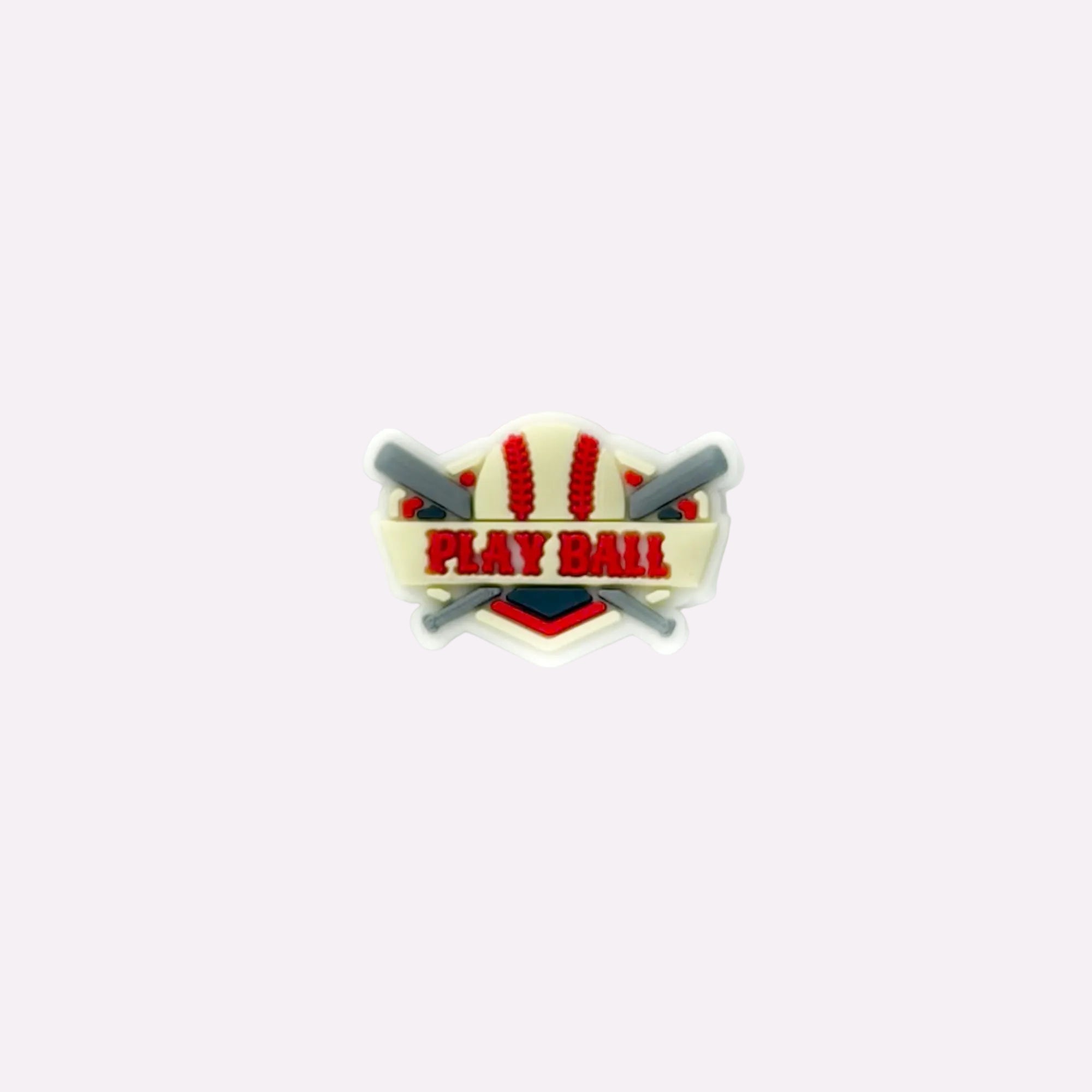 Play Ball Badge Charm