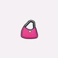 Pink Chain Bag Charm