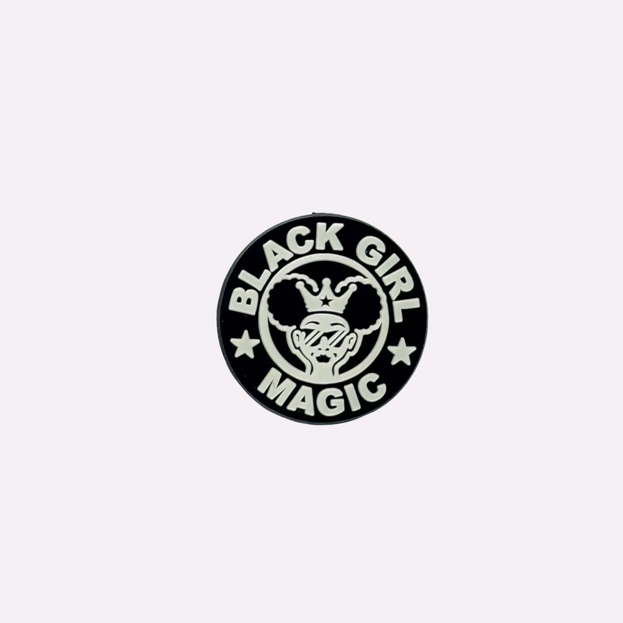 Black Girl Badge Charm