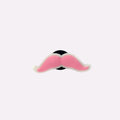 Pink Mustache Charm