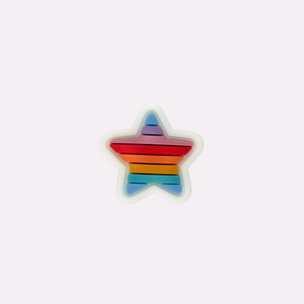 Rainbow Star Charm