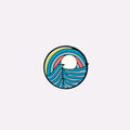 Rainbow Wave Charm