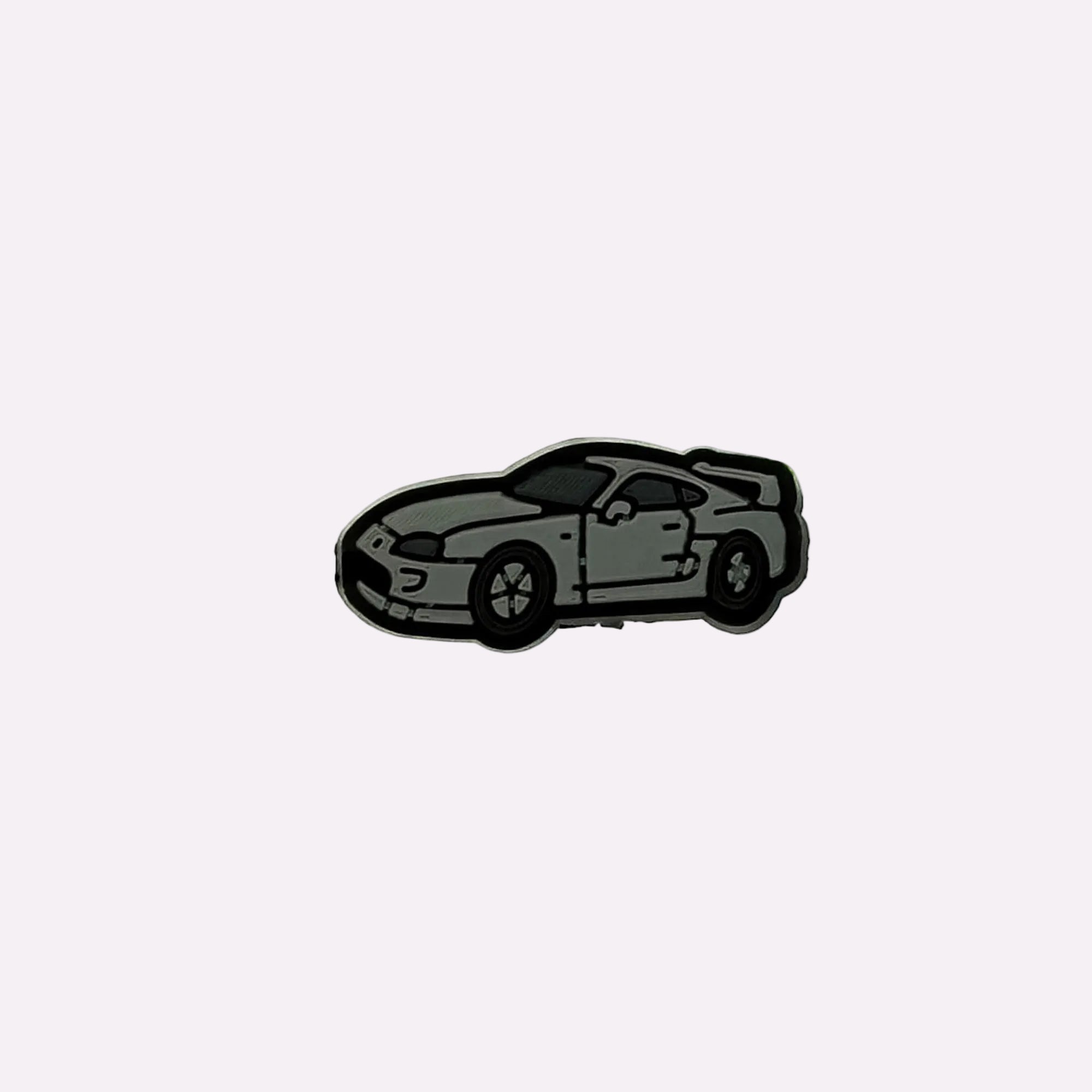 Silver Sports Coupe Charm