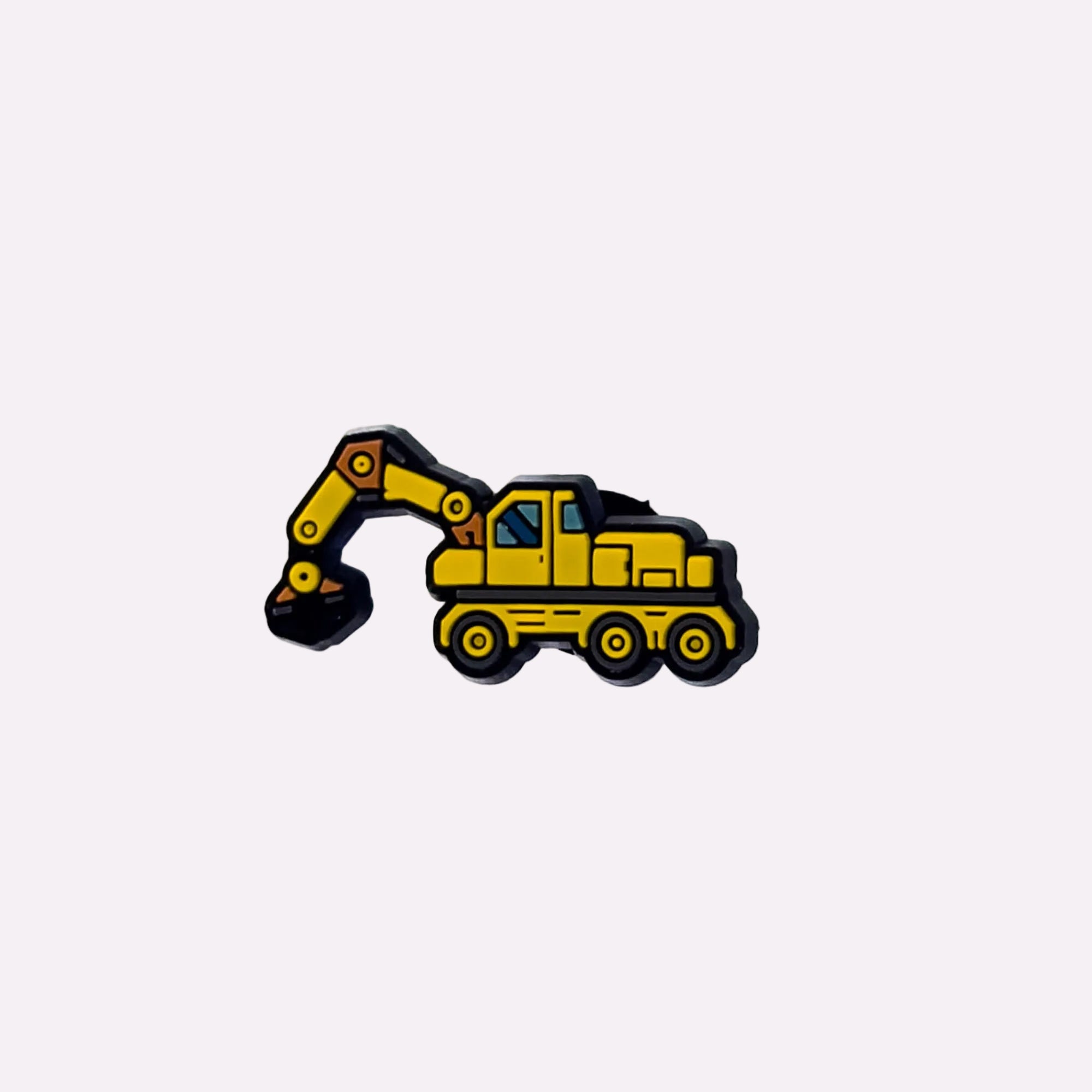 Wheeled Excavator Charm