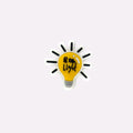 Be the Light Bulb Charm