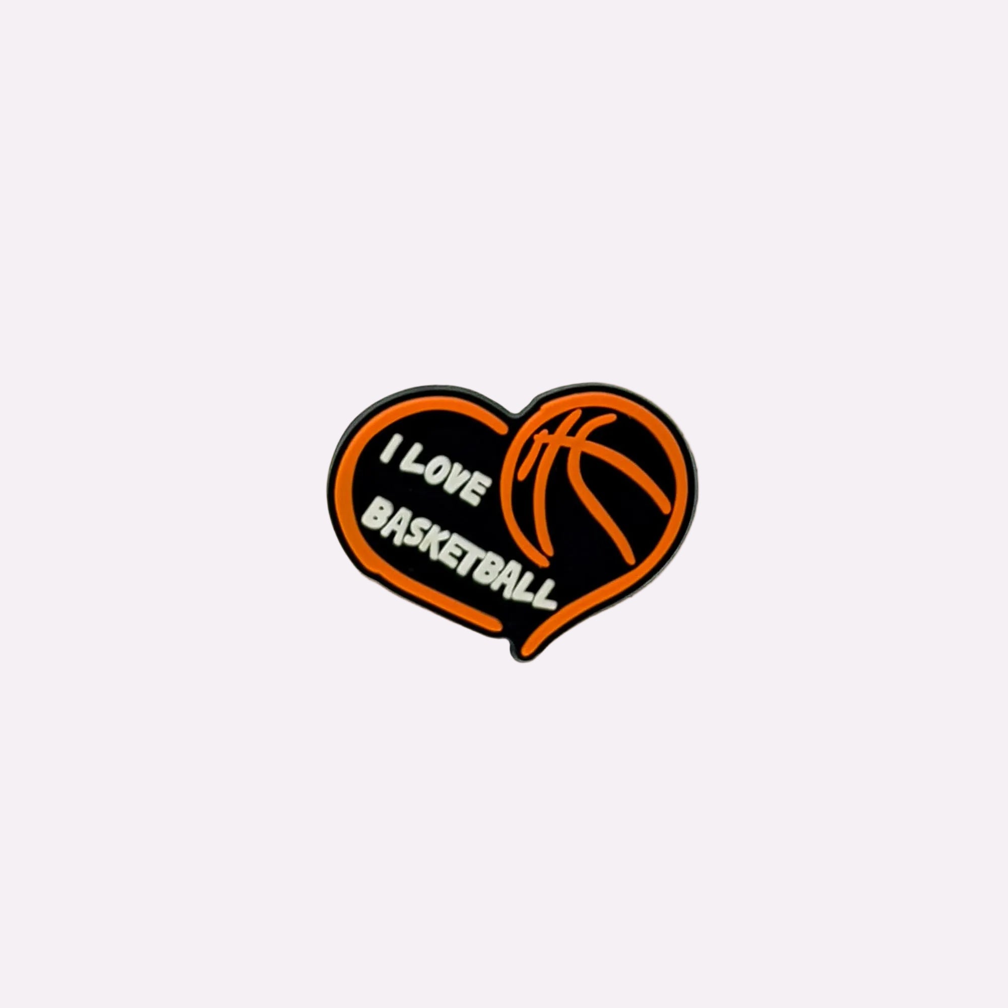 I Love Basketball Charm