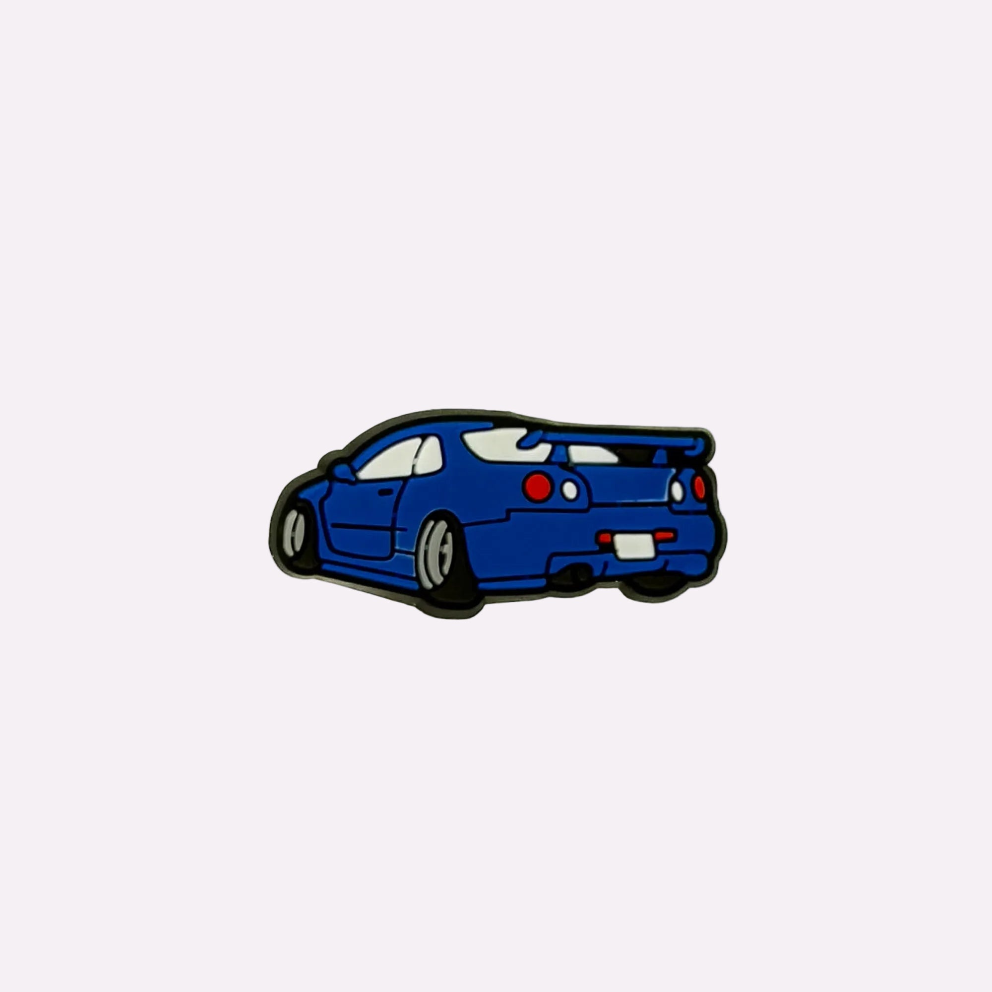 Blue Sports Car Charm