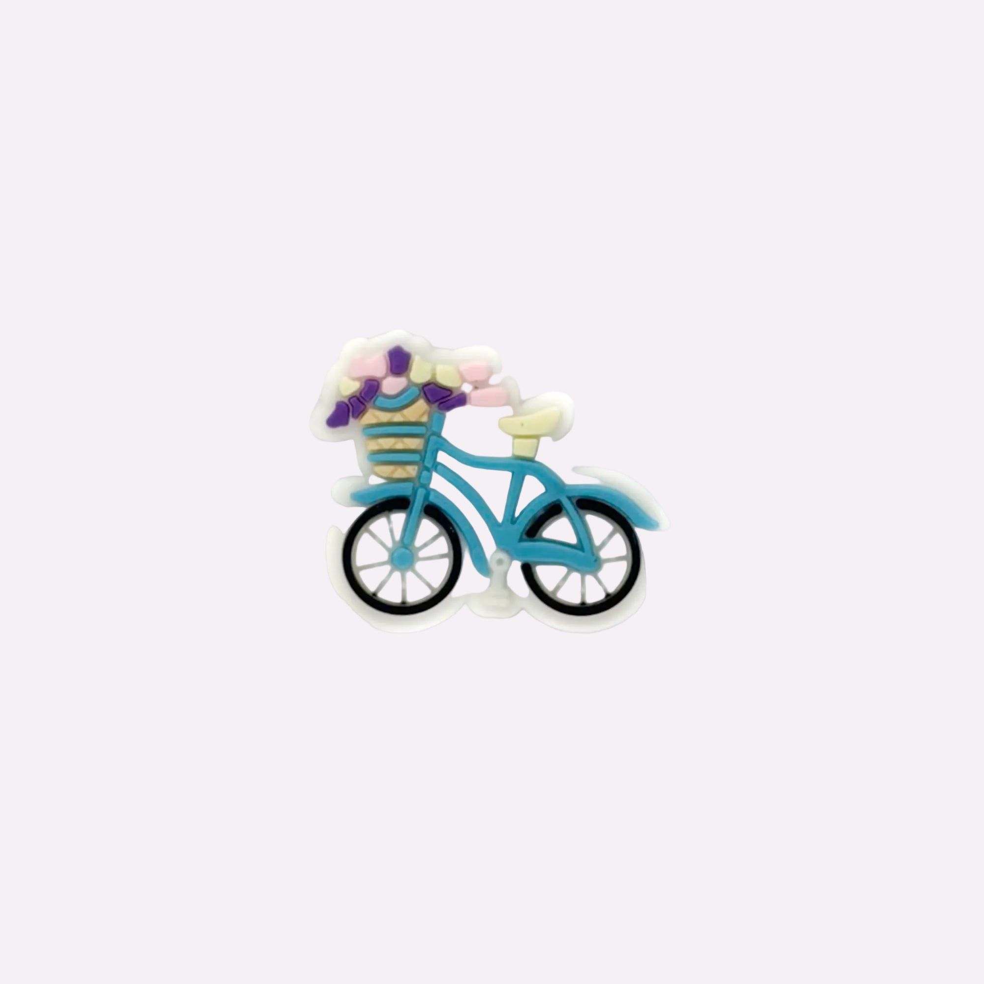 Flower Basket Bicycle Charm