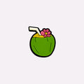 Tropical Coconut Drink Charm