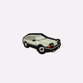 Classic White Hatchback Charm