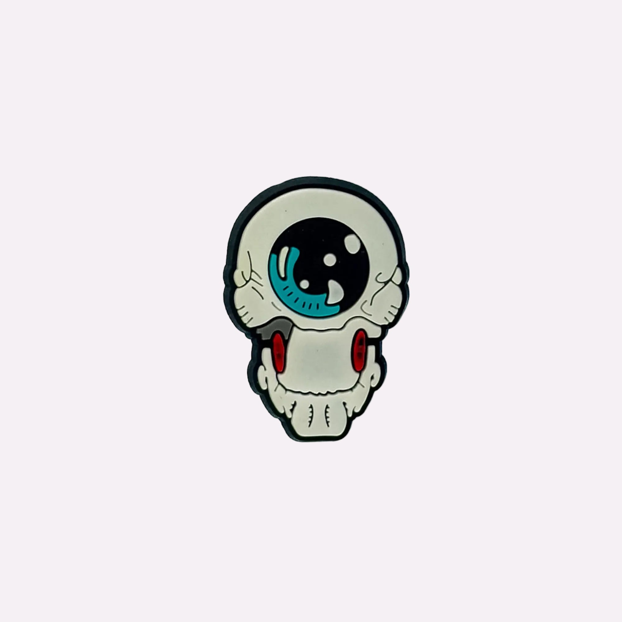 Eyeball Skull Charm