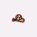 Baseball Bat & Ball Charm