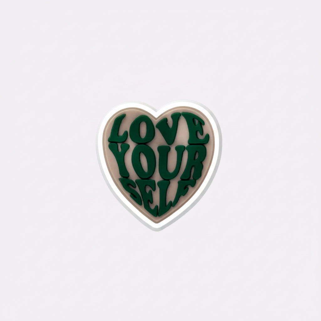 Love Yourself Heart Charm