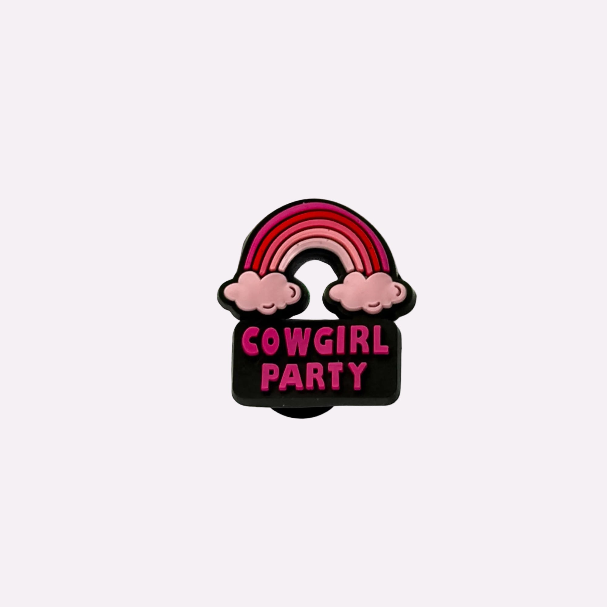 Cowgirl Party Rainbow Charm