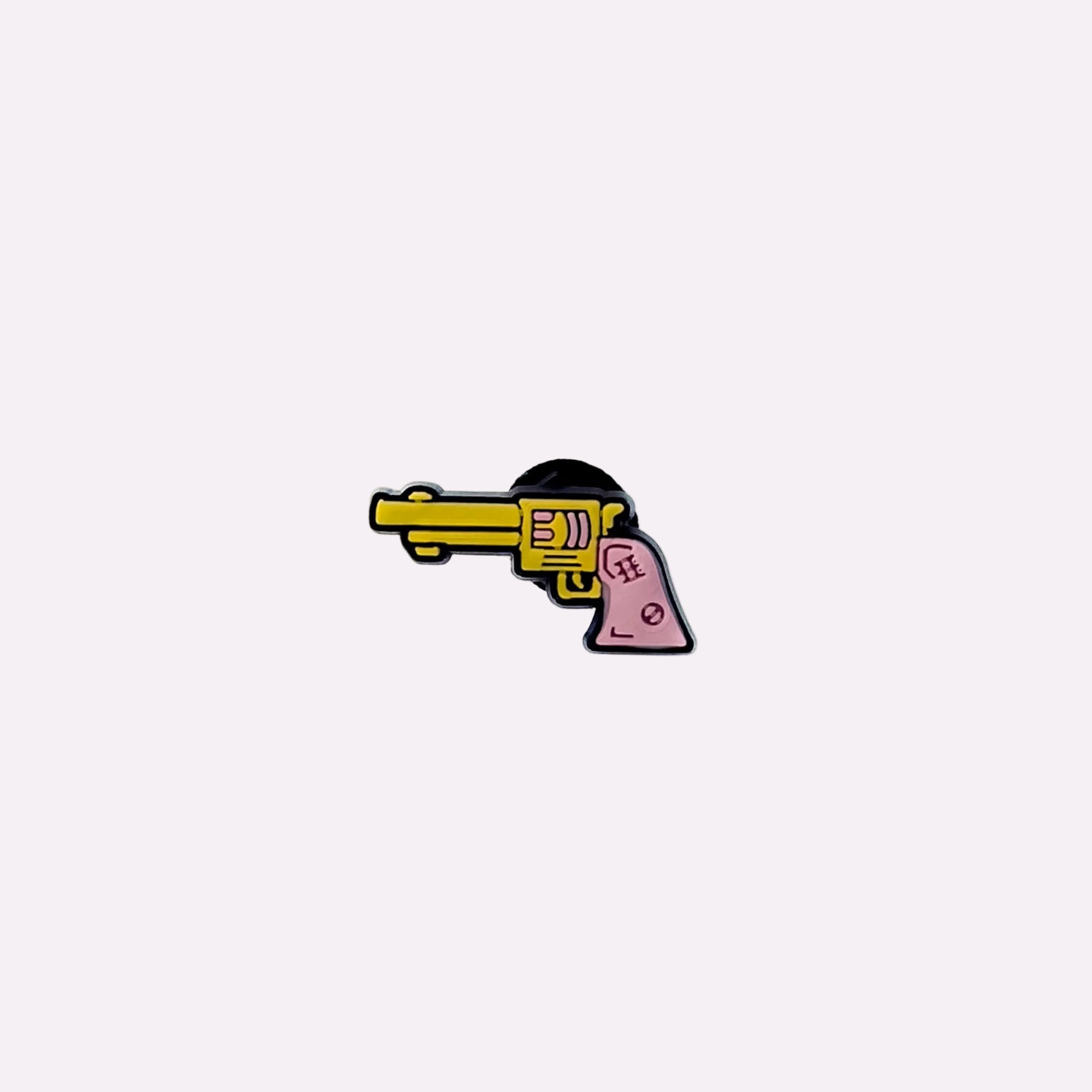 Retro Pink Revolver Charm