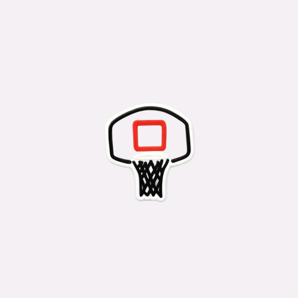 Classic Basketball Hoop Charm