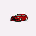 Red Performance Sedan Charm