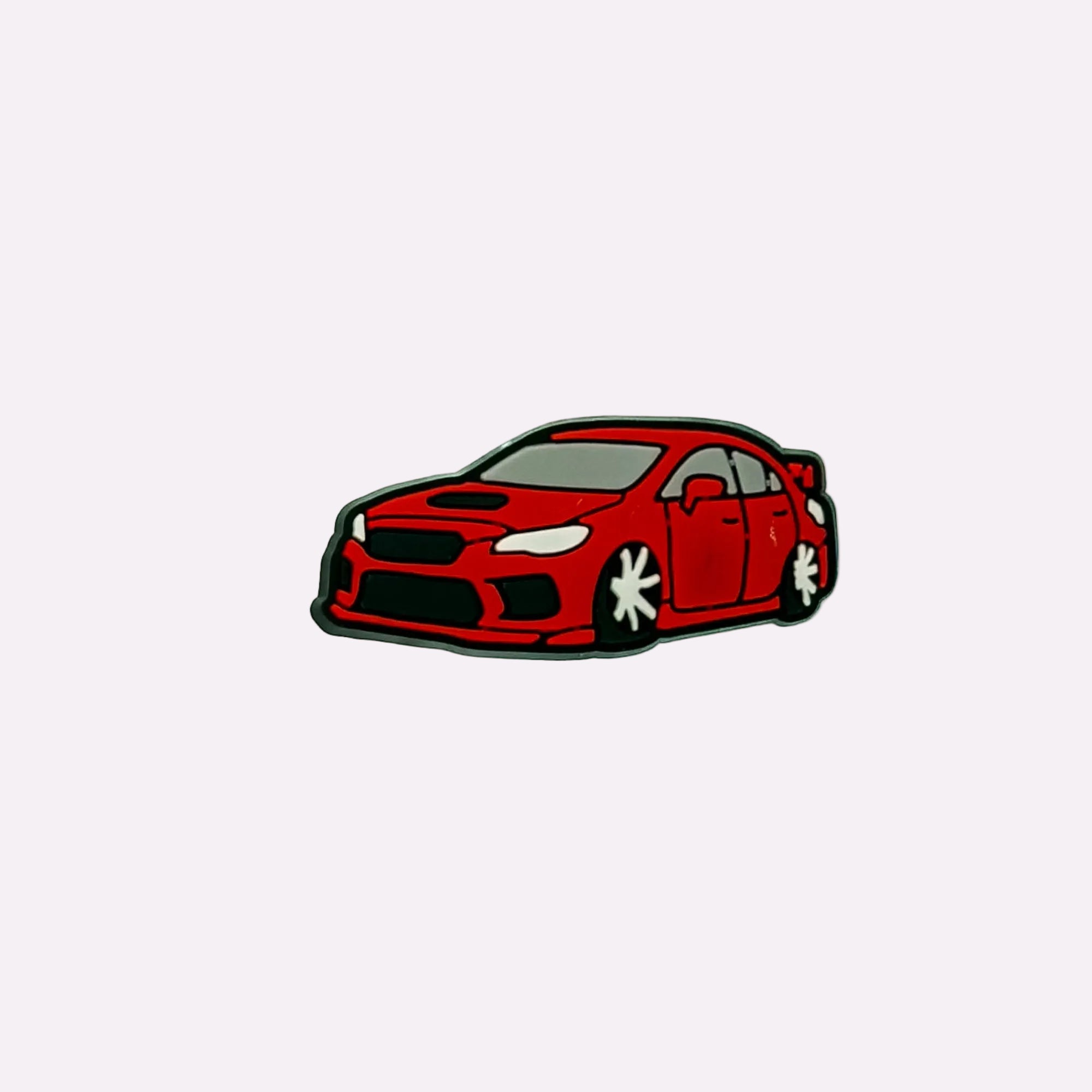 Red Performance Sedan Charm