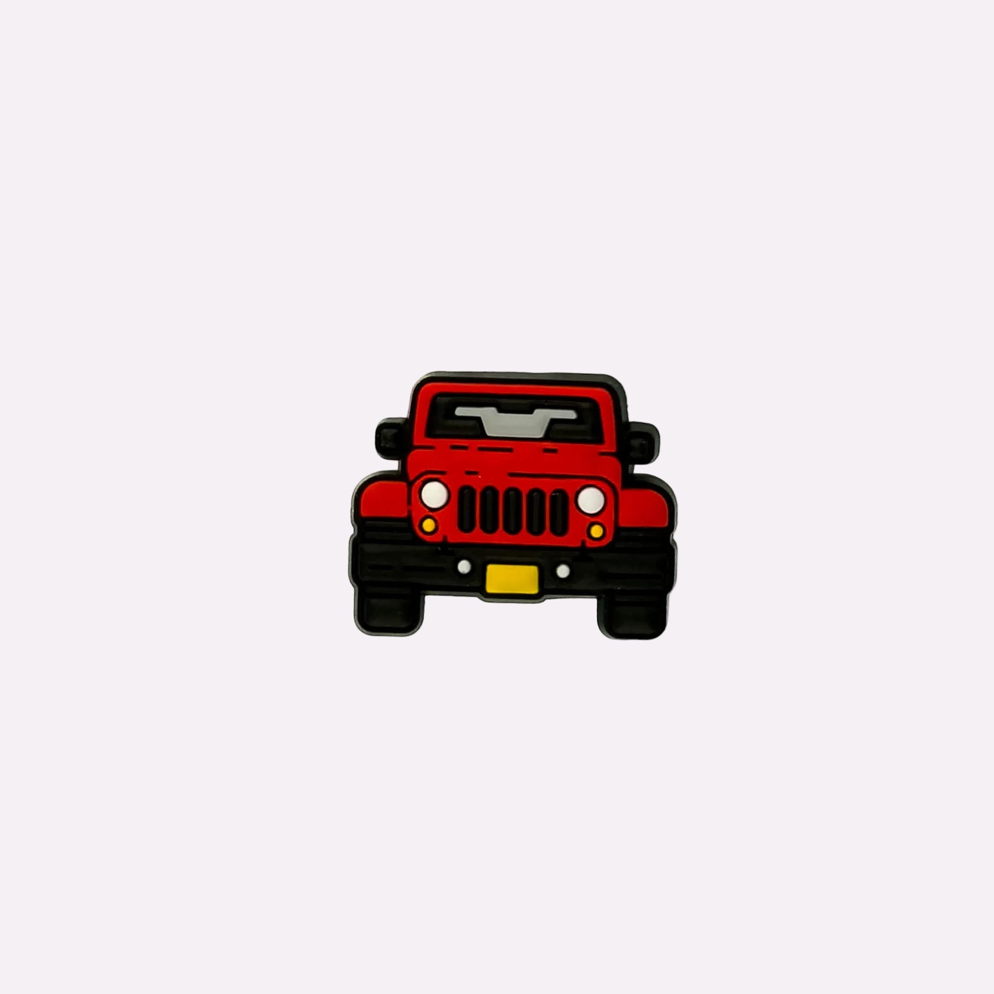Red Jeep Front Charm