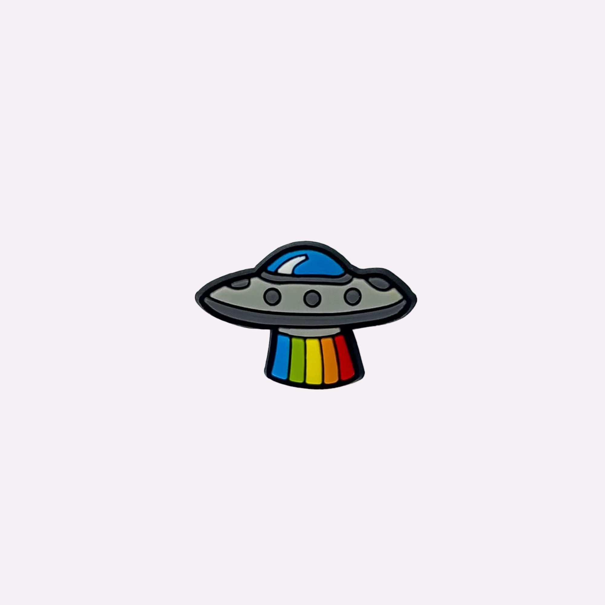 Rainbow UFO Charm