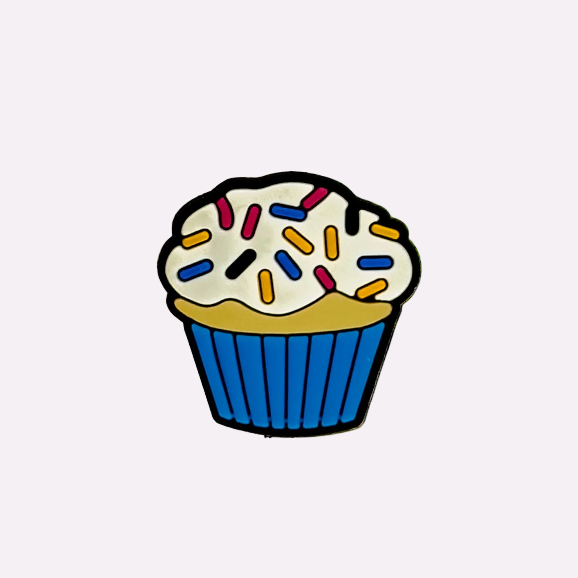 Vanilla Sprinkle Cupcake Charm