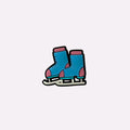 Ice Skates Charm