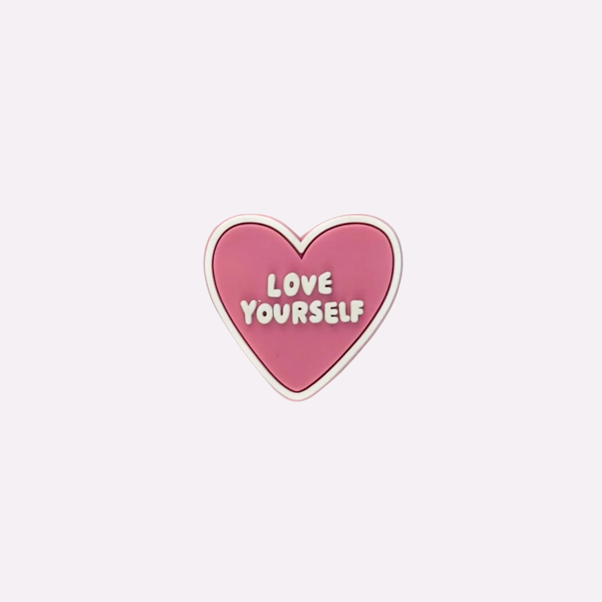 Love Yourself Heart Charm