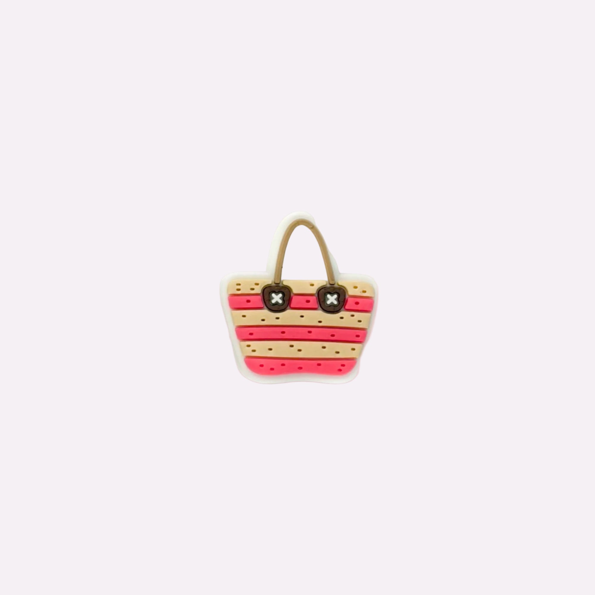 Striped Tote Bag Charm