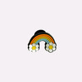 Daisy Rainbow Charm