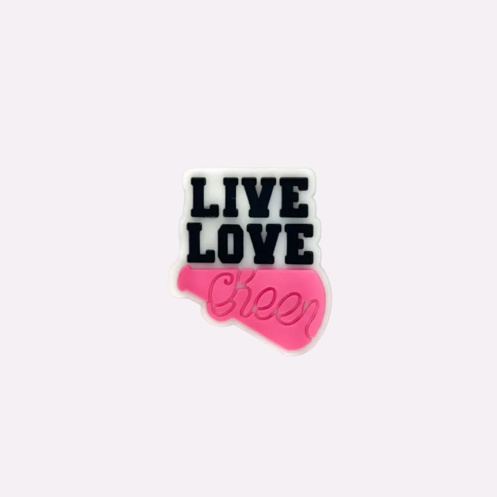 Live Love Cheer Charm