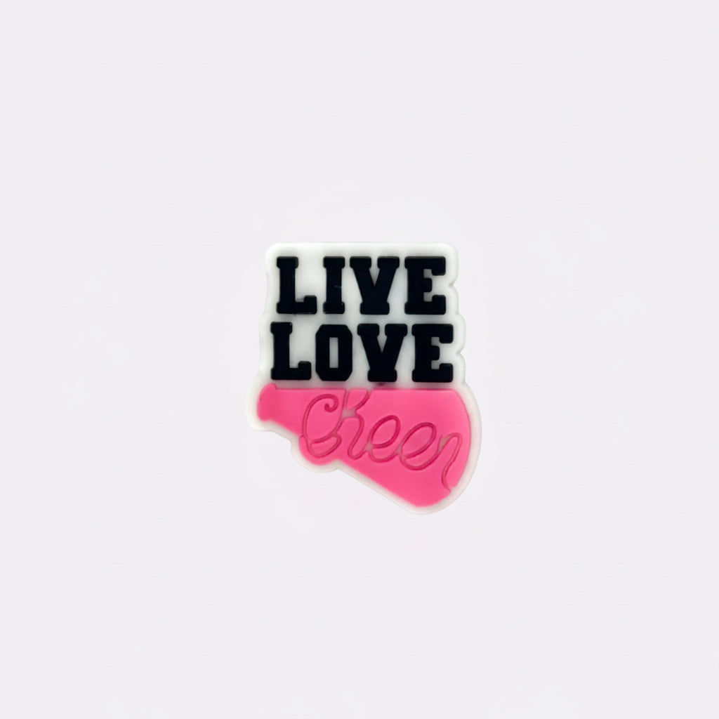 Live Love Cheer Charm