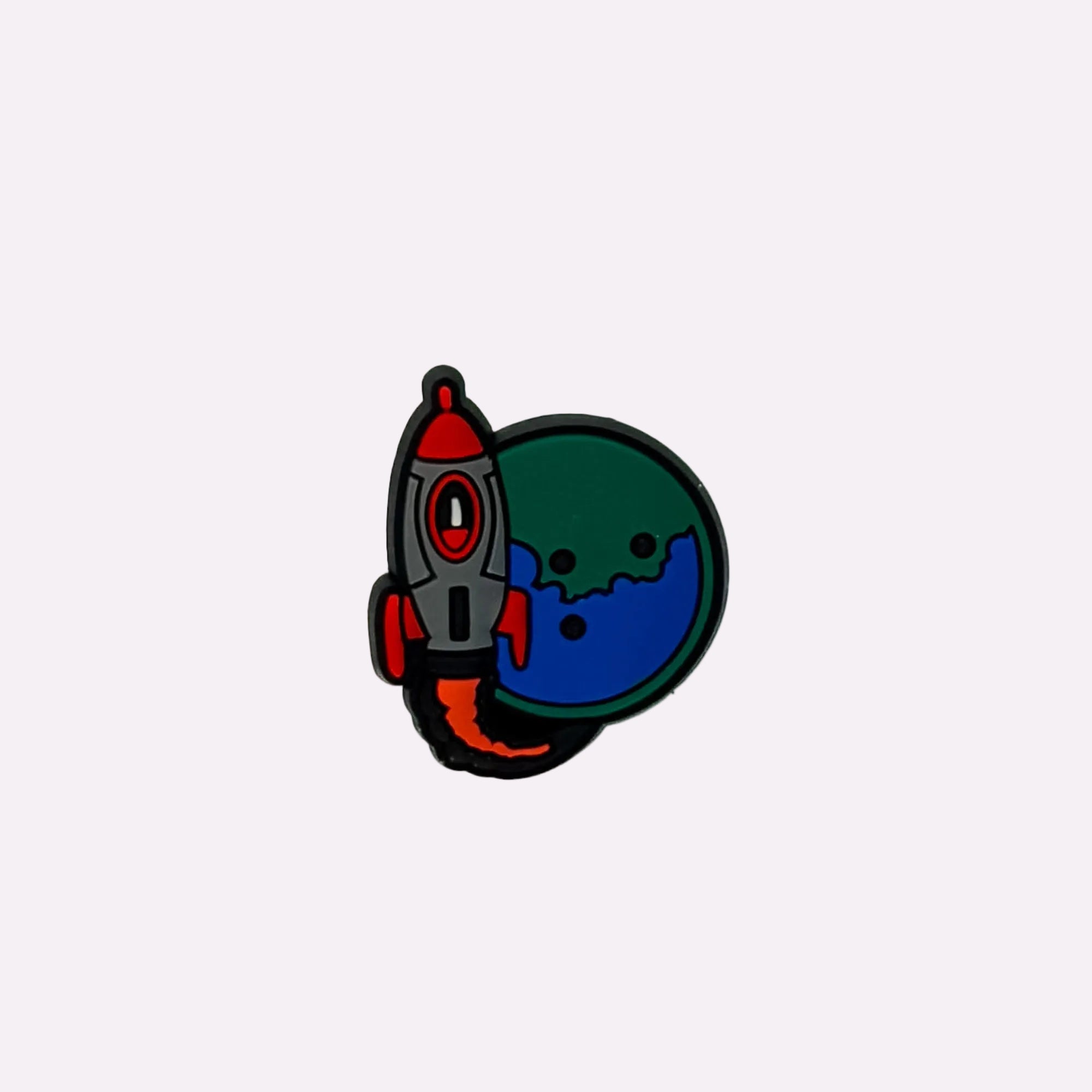 Rocket Planet Charm