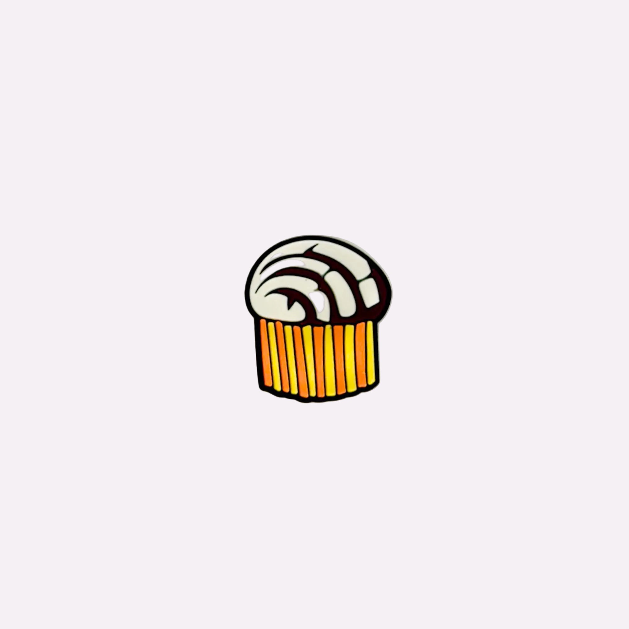 Chocolate Swirl Cupcake Charm