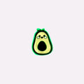Kawaii Avocado Charm