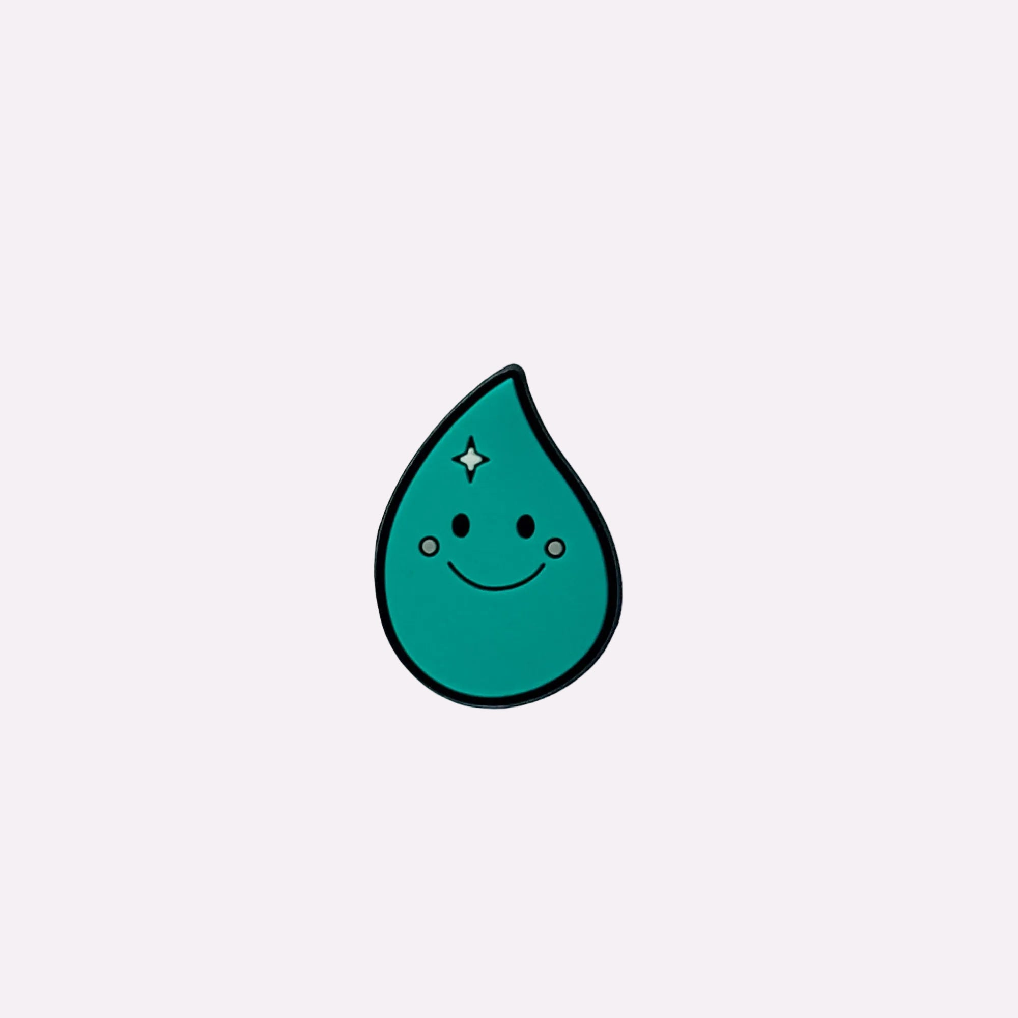 Happy Water Drop Charm