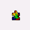 Autism Puzzle Piece Charm