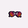 Rainbow Heart Sunglasses Charm