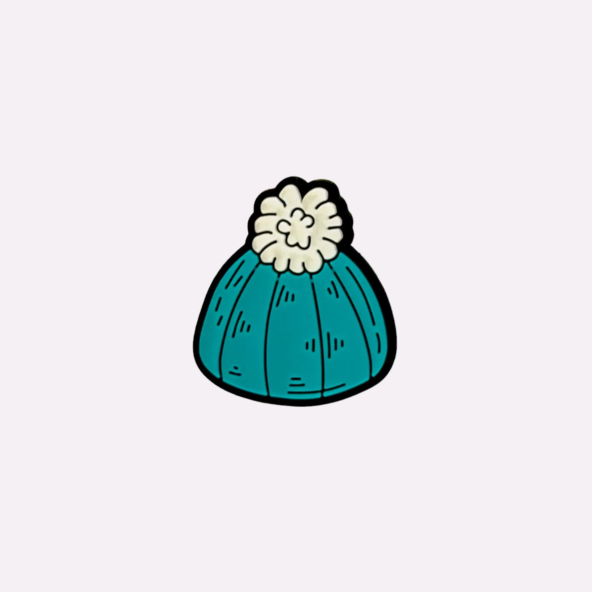 Blue Pom-Pom Beanie Charm