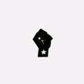 Black Power Fist Charm