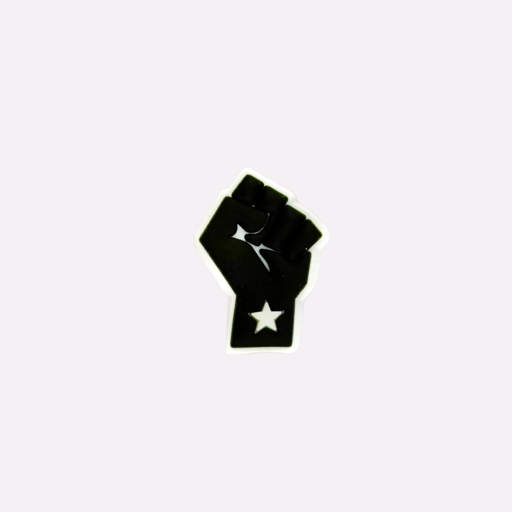 Black Power Fist Charm