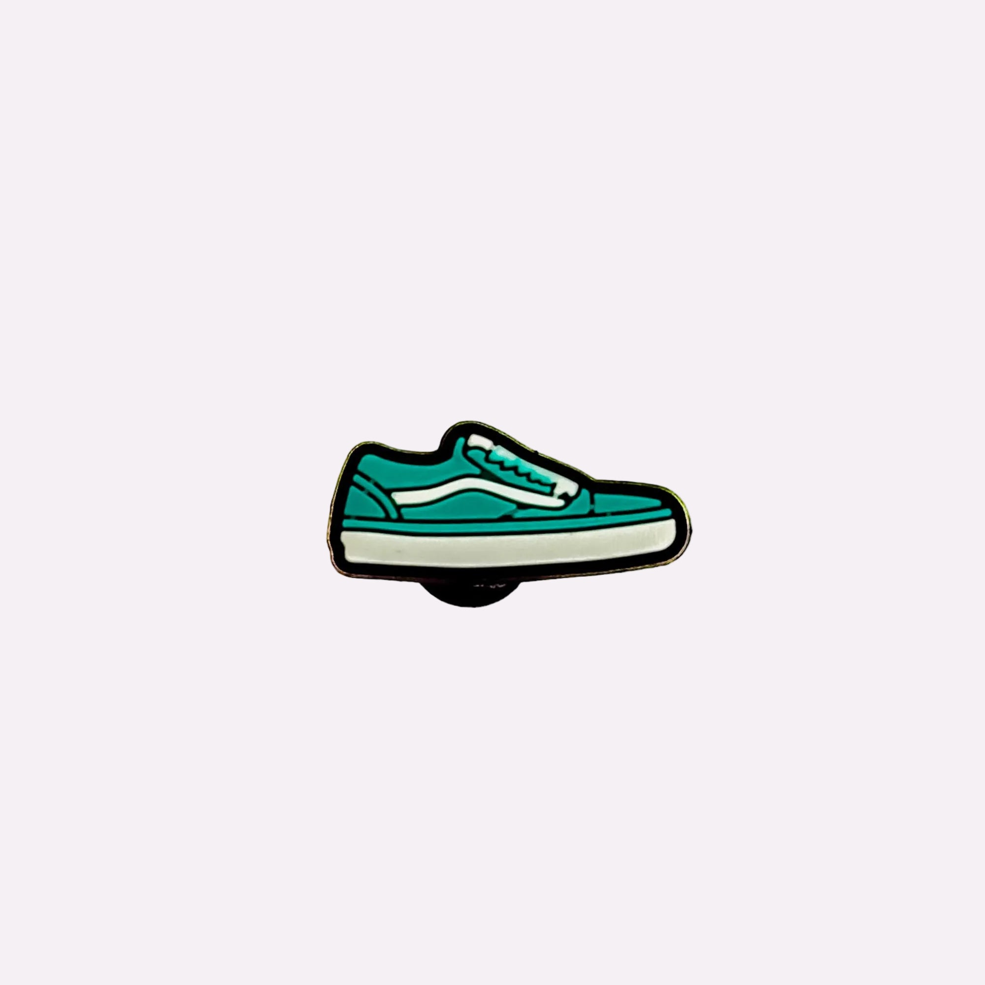 Teal Skate Shoe Charm
