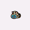 Calico Cat with Fishbowl Charm