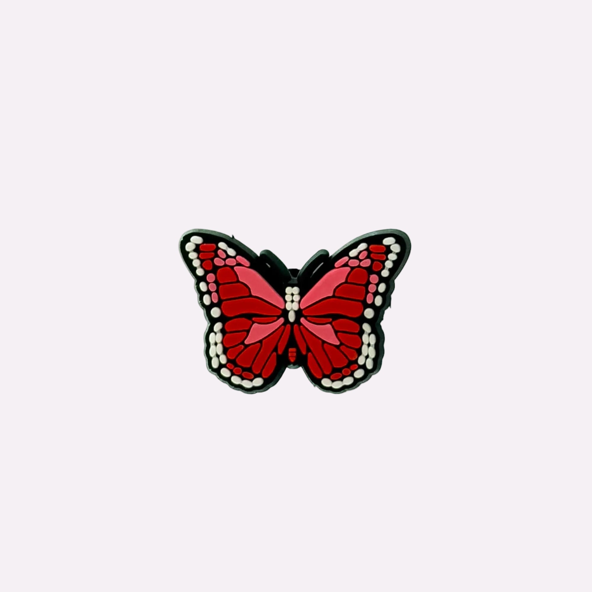 Ruby Red Butterfly Charm
