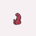 Pink Leopard Charm