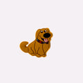 Cartoon Brown Dog Charm