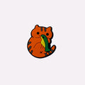 Orange Fish Cat Charm