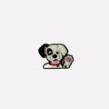 Waving Puppy Charm