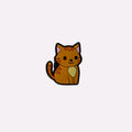 Orange Tabby Cat Charm